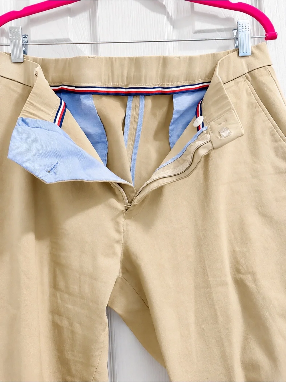 Tommy Hilfiger Tan Slim Fit Chino Pants
